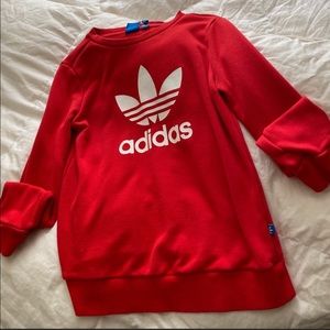 Red Women’s Adidas Pullover.